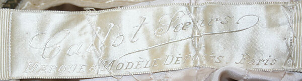 Evening dress, Callot Soeurs (French, active 1895–1937), cotton, silk, metal, French