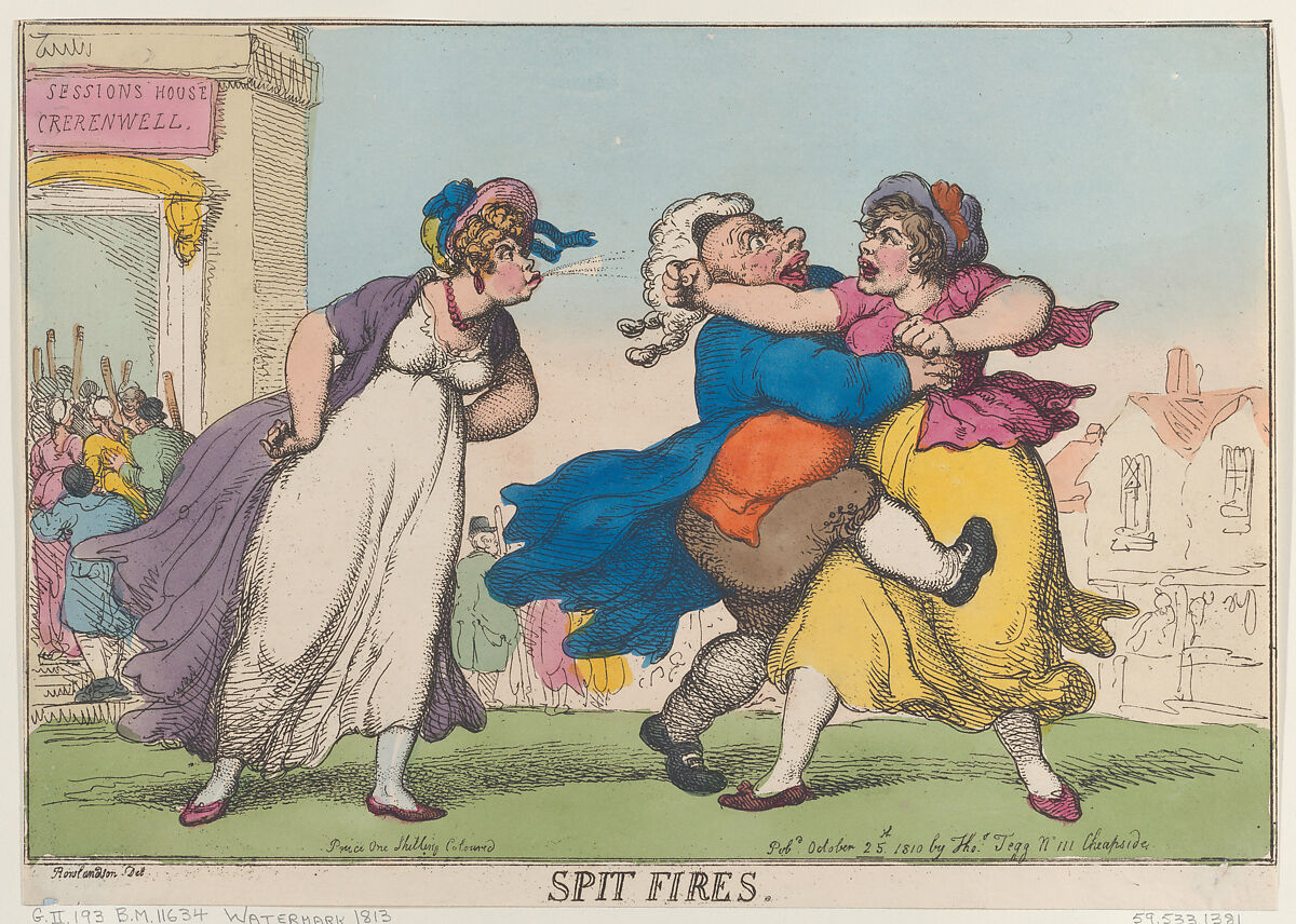 Thomas Rowlandson | Spit Fires | The Metropolitan Museum of Art