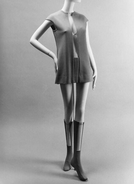 Ensemble, Rudi Gernreich (American (born Austria), Vienna 1922–1985 Los Angeles, California), wool, plastic, nylon, American