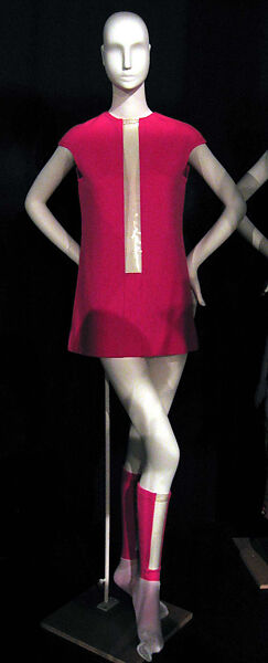 Ensemble, Rudi Gernreich (American (born Austria), Vienna 1922–1985 Los Angeles, California), wool, plastic, nylon, American