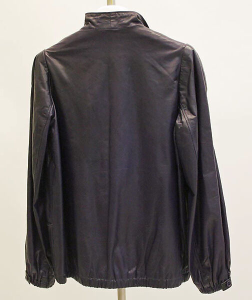 Ensemble, Halston (American, Des Moines, Iowa 1932–1990 San Francisco, California), leather, rayon, American