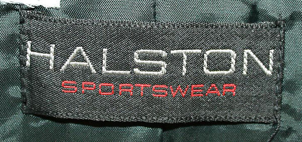 Ensemble, Halston (American, Des Moines, Iowa 1932–1990 San Francisco, California), leather, rayon, American