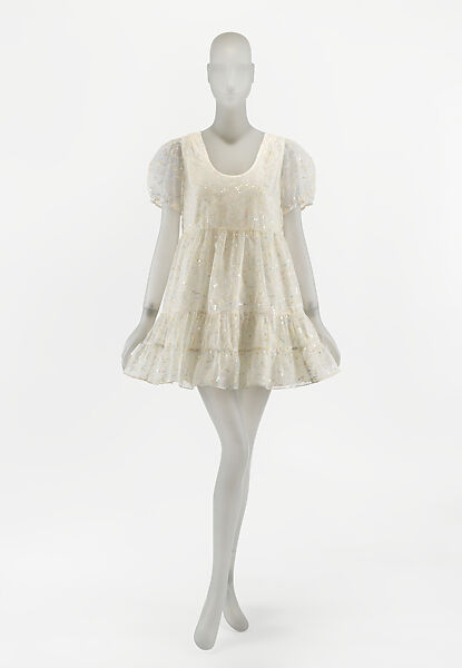 Ensemble, Anna Sui (American, born 1955), Cotton, silk, feathers, plastic, synthetic, faux leather, leather, metal, American