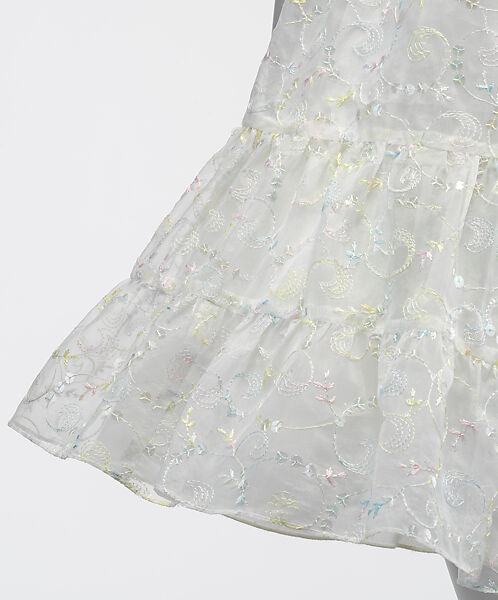 Ensemble, Anna Sui (American, born 1955), Cotton, silk, feathers, plastic, synthetic, faux leather, leather, metal, American