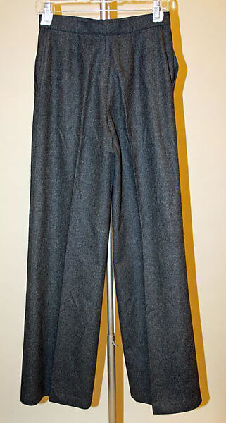 Trousers, Calvin Klein, Inc. (American, founded 1968), wool, American