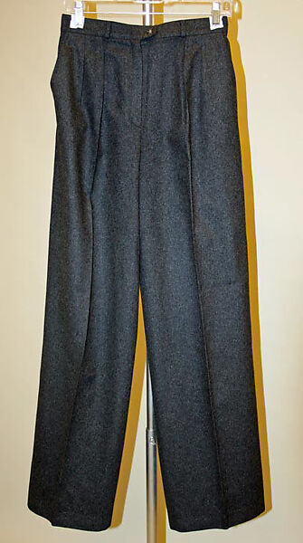 Trousers, Calvin Klein, Inc. (American, founded 1968), wool, American 