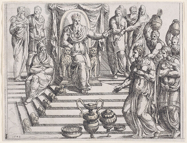 The Queen of Sheba and Solomon, from Old and New Testaments