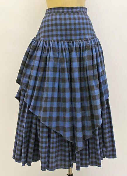Skirt, Norma Kamali (American, born 1945), wool, American 