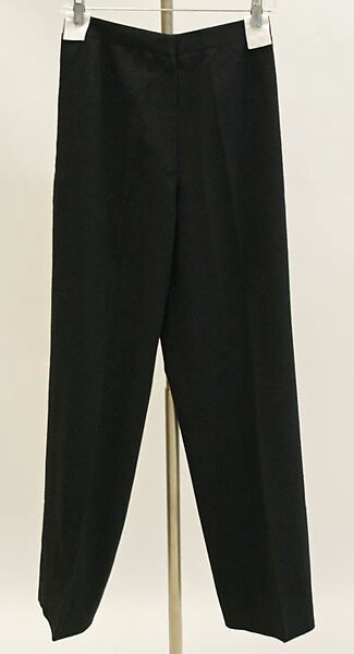 Trousers, Halston (American, Des Moines, Iowa 1932–1990 San Francisco, California), wool, American 