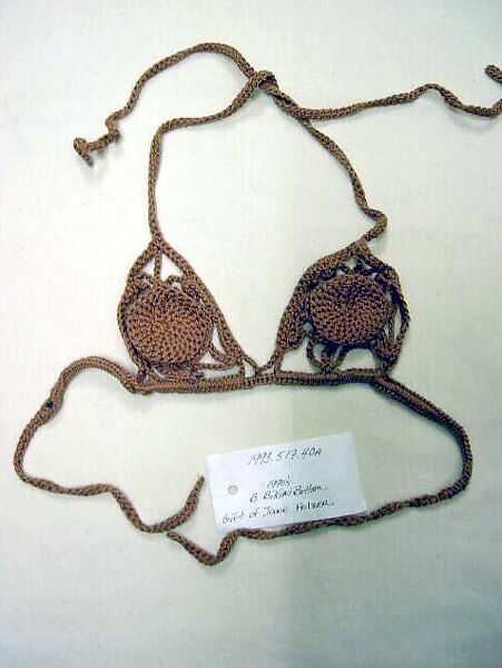 Bikini, Barbara Baumann (American), cotton, American or European