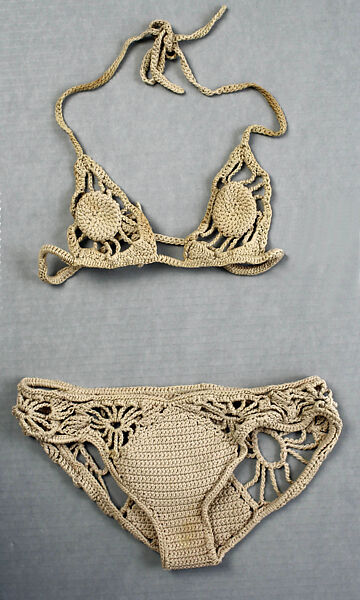 Bikini, Barbara Baumann (American), cotton, American or European 