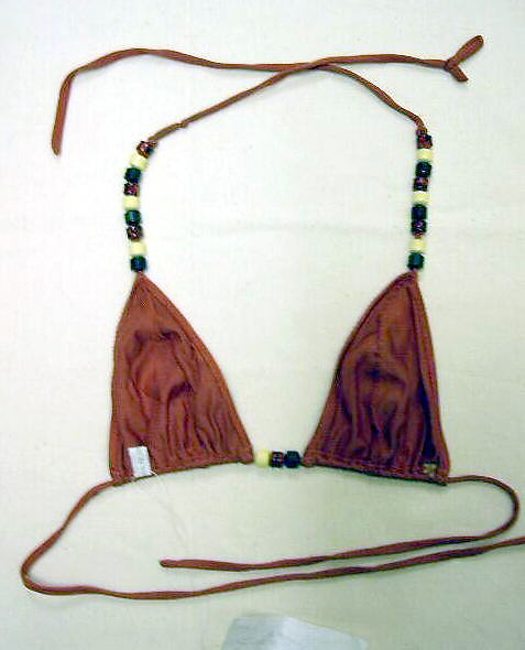 Bikini, nylon, plastic, French