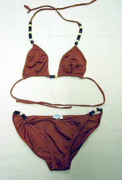 Bikini, nylon, plastic, French