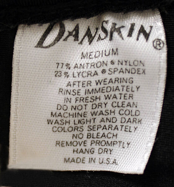 Bathing suit, Danskin (American, founded 1882), nylon, Lycra, spandex, American