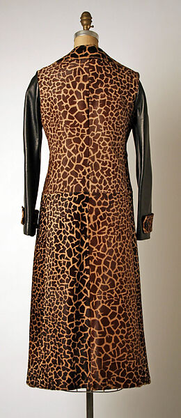 Coat, Heinz Riva (Swiss, born Wallisellen, 1936), calf skin, leather, Italian