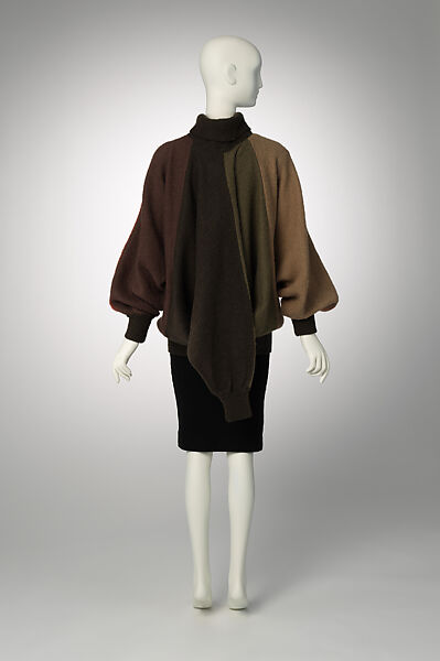 "Parts Knit", Issey Miyake (Japanese, 1938–2022), wool, acrylic, nylon, French