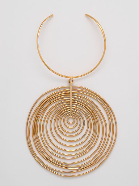 Necklace, Madame Grès (Germaine Émilie Krebs) (French, Paris 1903–1993 Var region), metal, French 