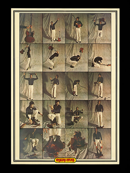 "How To Launch Your Guitar in 17 Steps," by Peter Townshend, Annie Leibovitz (American, born Waterbury, Connecticut 1949), Paper 