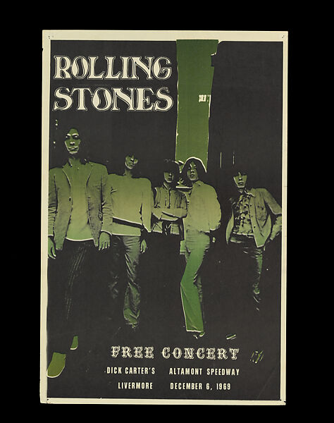 The Rolling Stones | The Rolling Stones at the Altamont Speedway Free  Festival | The Metropolitan Museum of Art