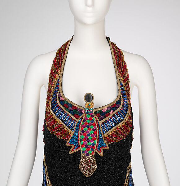Ensemble, Gianni Versace (Italian, founded 1978), silk, crystal, metal, Italian