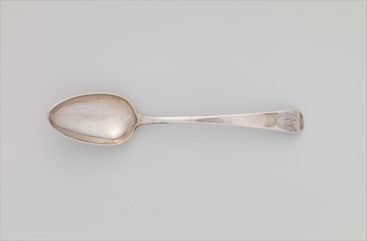 Table Spoon, Joseph Richardson Jr. (1752–1831), Silver, American