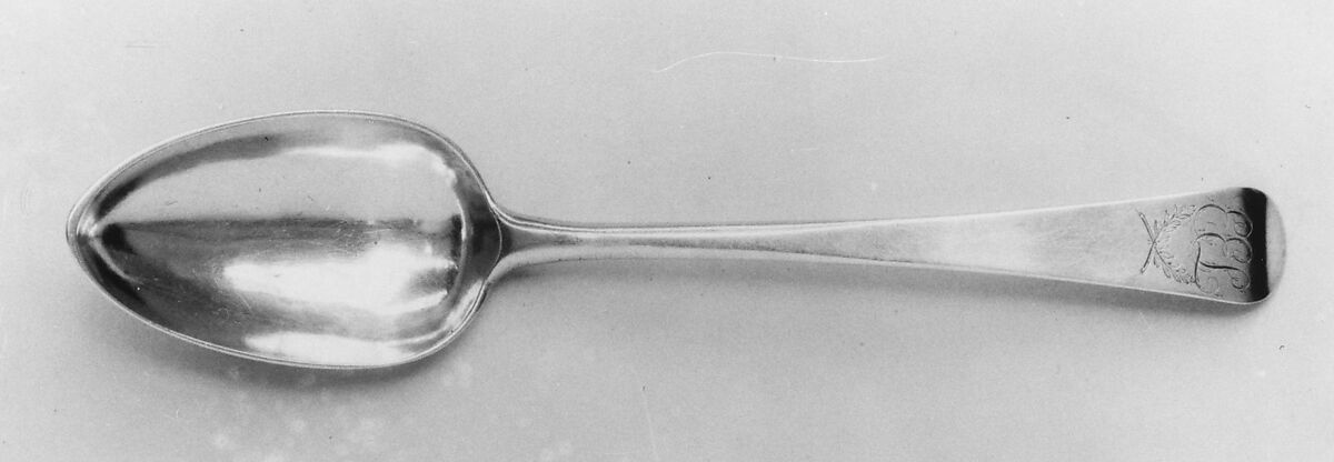 Table Spoon, Joseph Richardson Jr. (1752–1831), Silver, American 