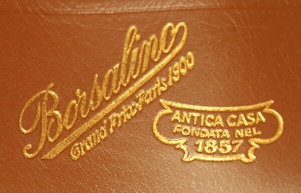 Hat, Borsalino (Italian, founded 1857), fur, Italian