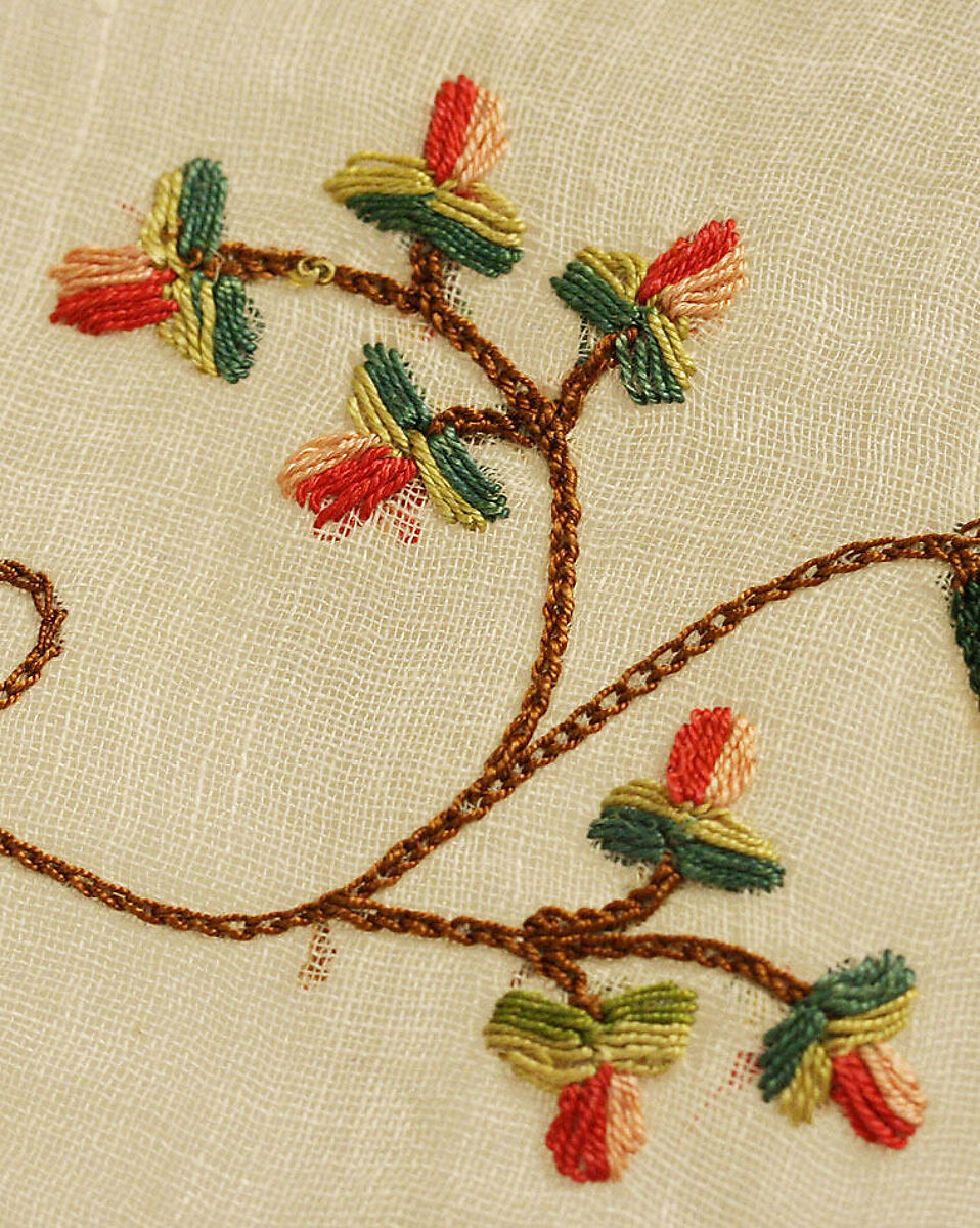 Ensemble, cotton, silk, probably European