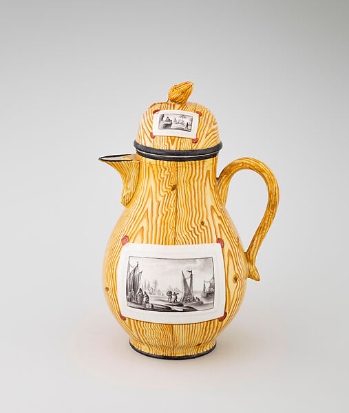 Coffeepot, Tournai  Belgian, Soft-paste porcelain