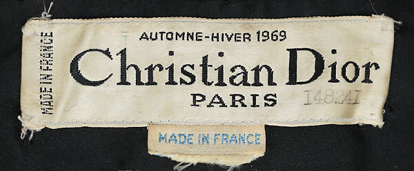 Dress, House of Dior (French, founded 1946), wool, French