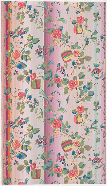 The Rose (Die Rose), Dagobert Peche (Austrian, St. Michael im Lungau 1887–1923 Mödling bei Wien), Machine roll-printed 