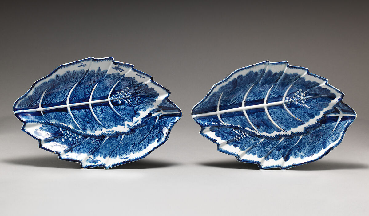 Dish (one of a pair), Possibly Bow Porcelain Factory (British, 1747–1776), Soft-paste porcelain, British, possibly Bow, London