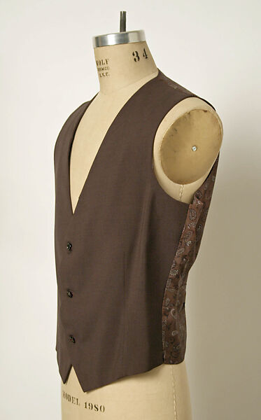 Evening suit, Peacock Fashions, synthetic fiber, wool, American or European