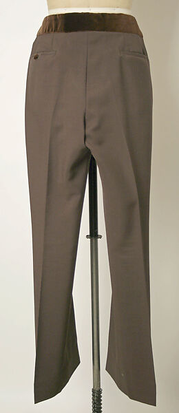 Evening suit, Peacock Fashions, synthetic fiber, wool, American or European