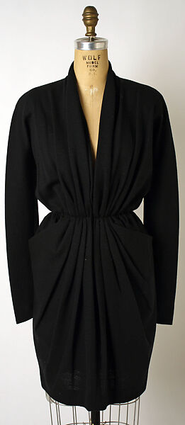 Dress, Donna Karan New York (American, founded 1985), wool, American 