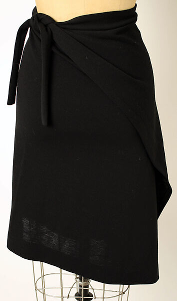 Skirt, Donna Karan New York (American, founded 1985), wool, American
