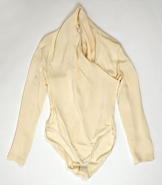 Bodysuit, Donna Karan New York (American, founded 1985), silk, American 