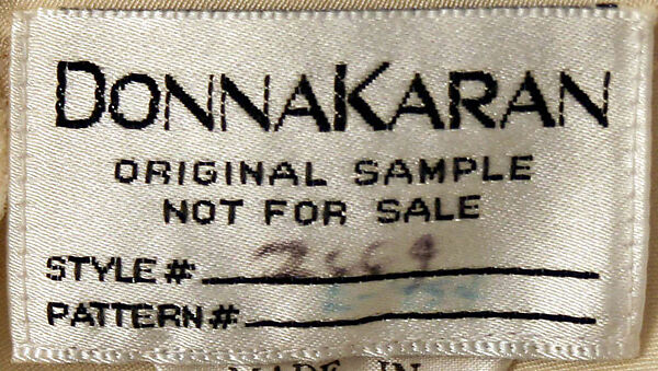 Bodysuit, Donna Karan New York (American, founded 1985), silk, American