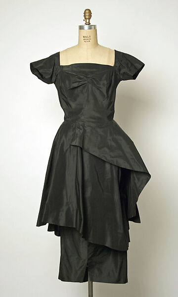 Dress, Charles James (American, born Great Britain, 1906–1978), silk, American 