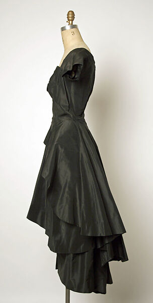 Dress, Charles James (American, born Great Britain, 1906–1978), silk, American