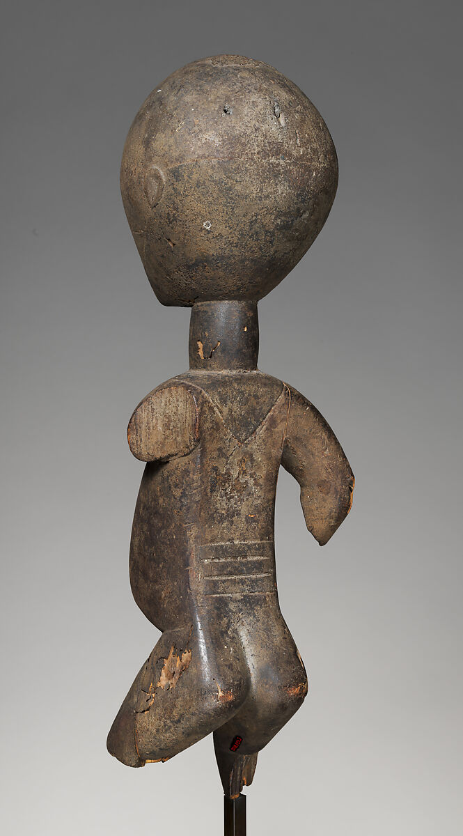 Ogbom dance crest fragment, Southern Ibibio artist, Wood, Ibibio peoples, Eket subgroup