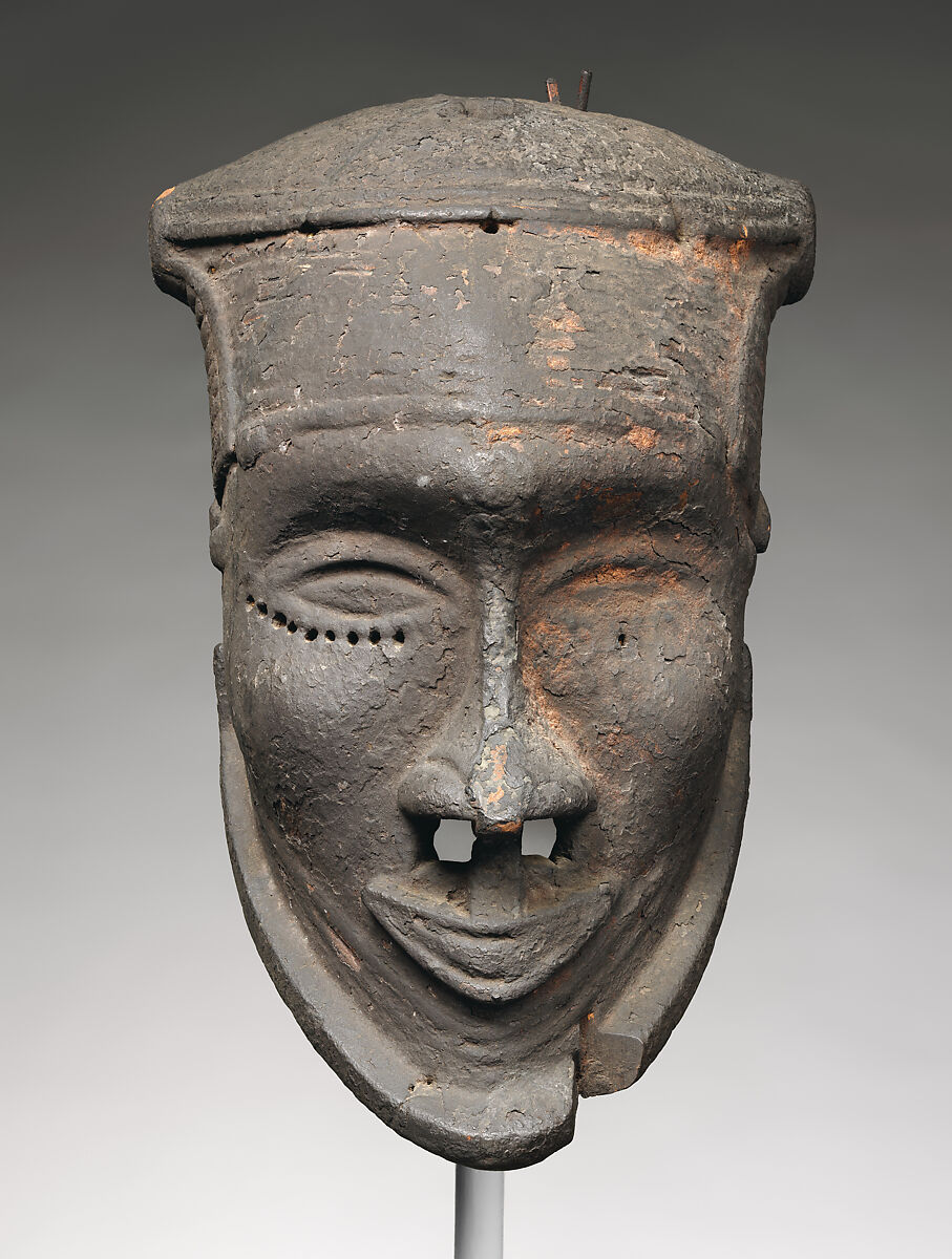 Helmet mask, Wood, Kuba peoples, Ngeende group 