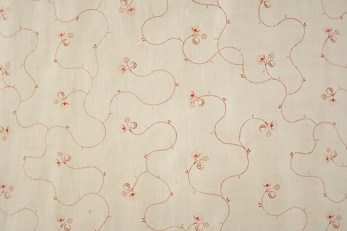 Dress, cotton, American