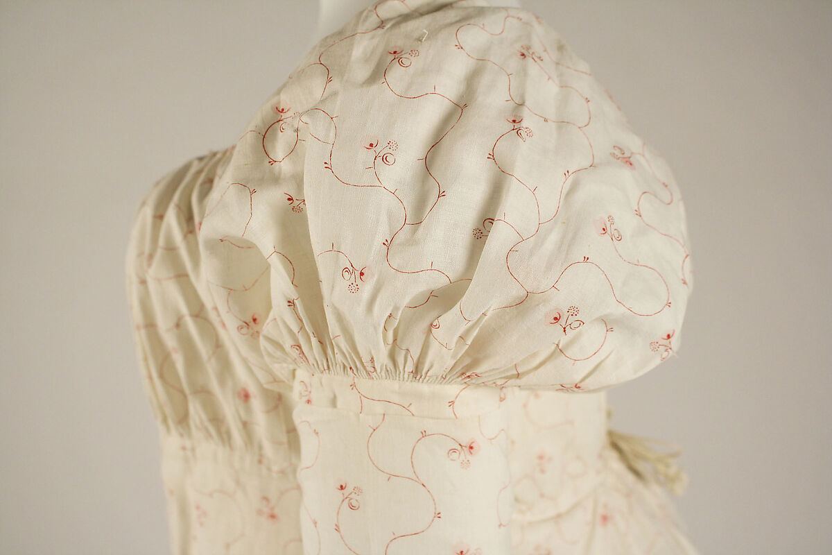 Dress, cotton, American