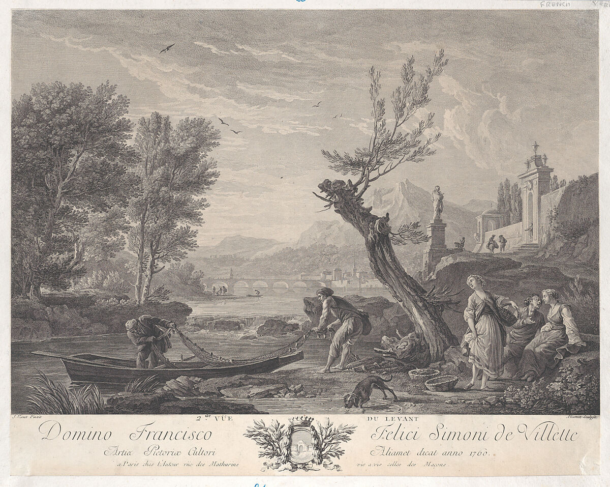 Second View of the Levant, After Joseph Vernet (French, Avignon 1714–1789 Paris), Engraving; first state of two 
