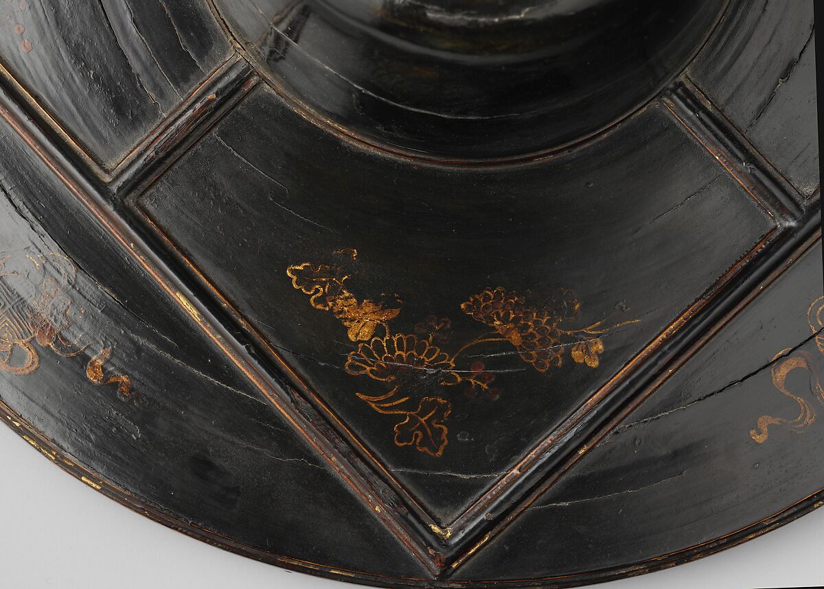 Hat, (a) grass or rush  
(b, c) lacquered bamboo, British