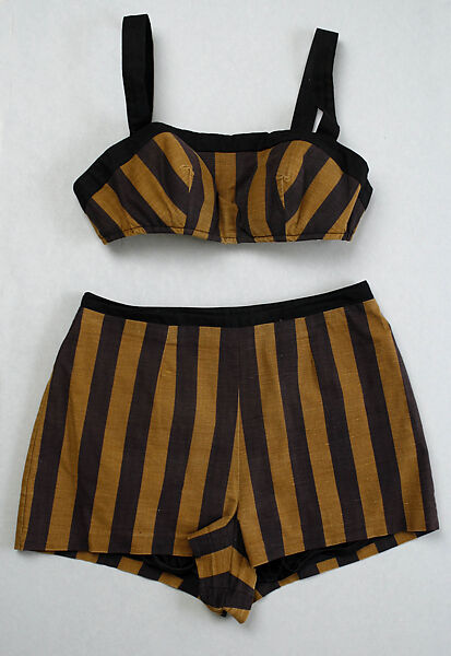 Beachwear, Tom Brigance (American, 1910–1990), cotton, American