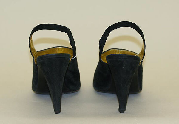 Ensemble, Donna Karan New York (American, founded 1985), (a–c) wool; (d,e) suede, American