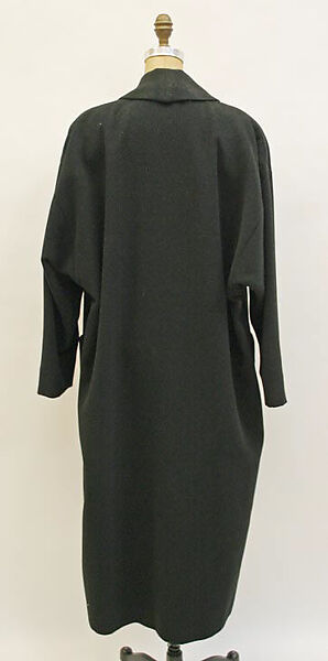 Ensemble, Donna Karan New York (American, founded 1985), (a–c) wool; (d,e) suede, American