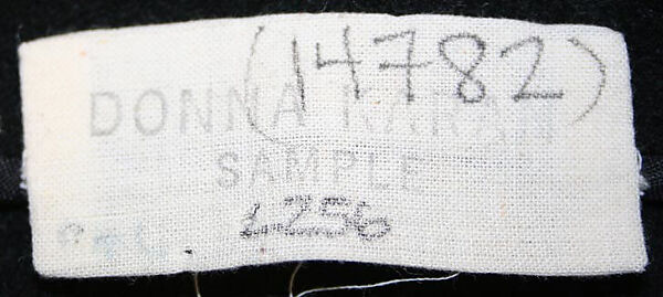 Ensemble, Donna Karan New York (American, founded 1985), (a–c) wool; (d,e) suede, American